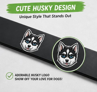 Support de plaque d'immatriculation de voiture en acier inoxydable ABS anti-roulement et anti-rouille, avec logo personnalisé Husky, norme américaine
