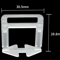 Clips et cales de nivellement modernes pour carreaux, avec positionnement en forme de croix pour une installation facile des carreaux de sol et de mur en céramique et en porcelaine