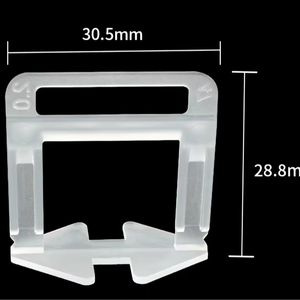 Clips y Cuñas Niveladoras <span class=keywords><strong>de</strong></span> Azulejos Modernos con Posicionamiento en Forma <span class=keywords><strong>de</strong></span> Cruz para una Fácil Instalación <span class=keywords><strong>de</strong></span> Azulejos <span class=keywords><strong>de</strong></span> Cerámica y Porcelana para Pisos y Paredes - Product Image 1