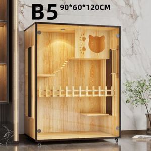 OUFA Personnalisé Moderne Intérieur Chien Chat Meubles Maison Transporteurs Faits à la Main Petit Animal Armoire Maisons Cages Pour Animaux De Compagnie - Product Image 4