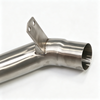 Peredam Panas SS304 Aliran Tinggi & Katalis 200 Sel Cocok untuk BMW N63 M850i G14 G15 G16 X5M G05 G30 M550i Downpipe Knalpot Performa Tinggi