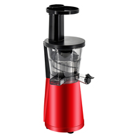 Kleine huishoudelijke slowjuicer met één versnelling, roestvrijstalen mes, automatische elektrische omkeerfunctie voor fruit en groenten