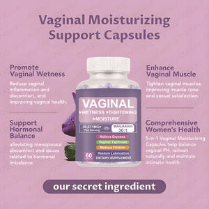 ओम वयस्क योनि नमी चिकनाई प्रोबायोटिक्स पूरक 60 कैप्सूल मानाजानी 26.671 प्रति सेवारत महिला स्वास्थ्य - Product Image 6