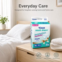 Popok Dewasa Yisan Super Serap Anti Bocor Nyaman Unisex OEM Label Pribadi Grosir Pemasok Partai Besar