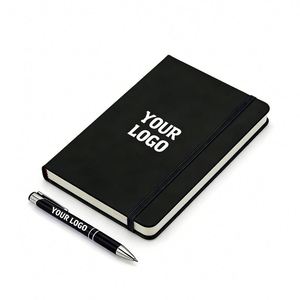 Wholesale Custom Printed Logo A5 Size Soft PU Leather <b>Notebook</b> Business Style for Office School Cover Journal <b>Diary</b> Promo Gift - Product Image 1