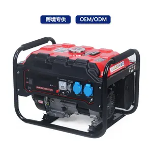 Aoda Generator Diesel bingkai terbuka berpendingin Air/Air 5 Kw, Generator Diesel 60hz 5 Kw 5 Kw tanpa sikat Ac 120/220