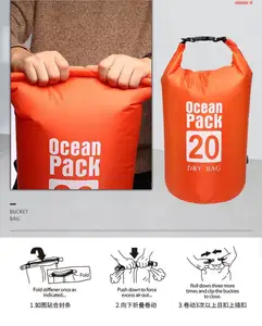 Bolsa de balde impermeável de ombro único e duplo, bolsa leve leve de deriva Oceanpack, mais vendida da Mazon