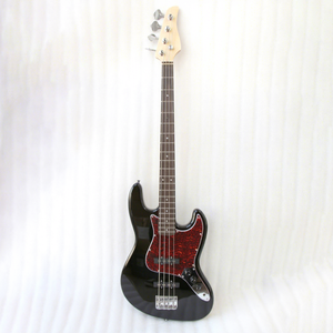 กีตาร์เบสราคาประหยัด 4 สาย ตัวบอดี้ทำจากไม้บาสวูด ชุดกีตาร์เบสไฟฟ้าสำหรับผู้เริ่มต้น - Product Image 1