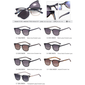 Gafas <span class=keywords><strong>de</strong></span> <span class=keywords><strong>Sol</strong></span> <span class=keywords><strong>de</strong></span> Moda con Clip Magnético, Montura para Hombre y Mujer, <span class=keywords><strong>Lentes</strong></span> Polarizadas, <span class=keywords><strong>Se</strong></span> Pueden Personalizar con Graduación, Protección UV400 - Product Image 4