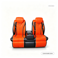Banc arrière en cuir de qualité supérieure à 3 places avec massage et ventilation pour Multivan T5 Caravelle T6