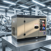 Générateur diesel silencieux YHS de 8 à 20 kVA, groupe électrogène diesel de 50 kVA pour la maison avec AVR, faible bruit, options de prix abordables, ATS