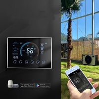 Termostato Inteligente WiFi Digital con Pantalla Táctil ABS, Montado en la Pared, para Calefacción y Refrigeración, Control por Aplicación Tuya, para Contratistas de HVAC YOD