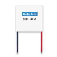 Module Peltier Wellentech 12V TEC1-12715, éléments de refroidissement thermoélectriques 40x40x3.1mm, refroidisseur de puce à montage en surface pour petits appareils
