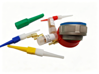 Connecteur Électrique Automobile Droit Étanche D38999/26FJ20PN avec Contacts Plaqués Or et Boîtier en Alliage d'Aluminium Compatible