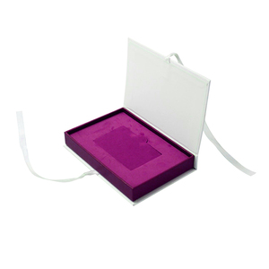 Commercio all'ingrosso di Lusso Su Misura Elegante di Natale di Cerimonia Nuziale Della Carta di Credito Libro Confezione A Forma di Vendita Al Dettaglio del Supporto di Carta Scatola di Carta Regalo - Product Image 4