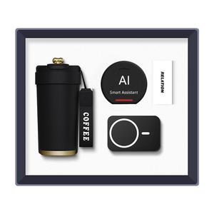 Juegos de regalo de vacaciones todo en uno con logotipo personalizado PU Notebook Metal Pen USB Power Bank Thermos Cup Altavoz <span class=keywords><strong>Bluetooth</strong></span> - Product Image 2