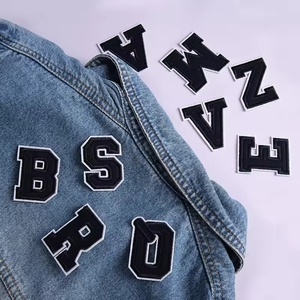 Factory Custom Self-Adhesive 3D Logo Chenille Embroidery <strong>Patch</strong> Wholesale A-Z Hats Hoodie Chenille Letter <strong>Iron</strong> <strong>on</strong> <strong>Patches</strong> Design - Product Image 6