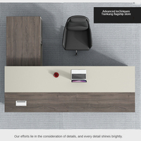 Table de Bureau Moderne Mobilier de Direction Meuble Commercial en Bois