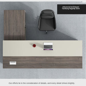 आधुनिक कार्यालय फर्नीचर मेज कार्यकारी कार्यालय डेस्क वाणिज्यिक फर्नीचर में लकड़ी - Product Image 5