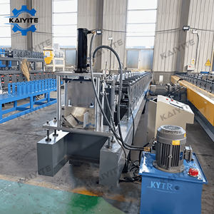 Machine <span class=keywords><strong>à</strong></span> former des gouttières de haute précision 45 #   Machine de profilage de rouleaux pour gouttières de drainage de toiture en acier trempé chromé dur - Product Image 6
