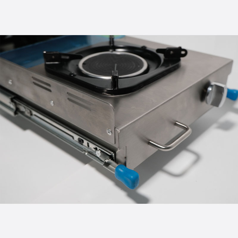 Camper Pull-Out Kitchen Sink with Foldable Faucet & Diesel Hob