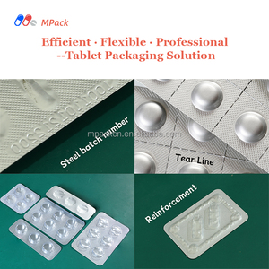 เครื่อง DPH-260แผ่นบลิสเตอร์ลูกกลิ้งความเร็วสูงแบบเซอร์โวสำหรับบรรจุภัณฑ์แท็บเล็ตและแคปซูล - Product Image 2