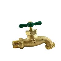 Robinet d'eau en laiton sud-américain, best-seller transfrontalier, à ouverture lente, moderne et minimaliste, pour jardin, 1/2 3/4