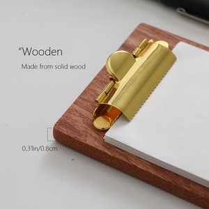 Mini porte-documents en bois, petit porte-documents, présentoir <span class=keywords><strong>de</strong></span> reçus, tableau <span class=keywords><strong>de</strong></span> notes, porte-recettes <span class=keywords><strong>de</strong></span> <span class=keywords><strong>cuisine</strong></span> pour restaurants, supports <span class=keywords><strong>de</strong></span> menus - Product Image 2