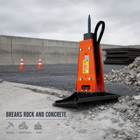 Marteau briseur robuste de haute qualité pour chargeuse compacte série XCMG 0203, idéal pour les chantiers de construction