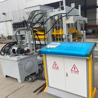 Machine à fabriquer des blocs de béton hydraulique entièrement automatique QT4-15 pour briques creuses et pleines en ciment, à haut rendement