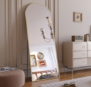 Modern Styled Fancy Aluminium Full-Length Dressing <strong>Wall</strong> <strong>Leaning</strong> <strong>Mirror</strong> Big Living Room Floor Standing Espejo Spiegel <strong>Mirror</strong> - Product Image 4