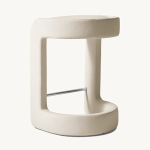 Taburete de comedor con diseño de asiento en voladizo posmoderno Sassanid OEM, taburete de bar y Mostrador de tela sin espalda <span class=keywords><strong>Alton</strong></span> - Product Image 4