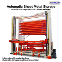 Étagère à palettes automatique en acier avec 8/5 niveaux, protection contre la corrosion par peinture en poudre, montage au plafond