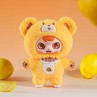 Yubi Bear Série Forêt Boîte Mystère Porte-clés Peluche Ours Violet Kawaii Cadeau Surprise En Stock Personnalisé OEM Vente en Gros Usine