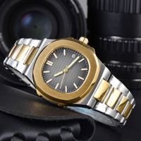 Nouvelle montre mécanique automatique à 3 aiguilles de haute qualité pour homme, style Philippe, bracelet en acier inoxydable, 43 mm