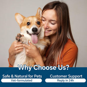 Gouttes oculaires pour chiens et chats à formule douce, marque privée, apaise les irritations, élimine les taches de larmes, améliore les symptômes d'<span class=keywords><strong>allergie</strong></span>, pour <span class=keywords><strong>yeux</strong></span> secs, sûres - Product Image 6