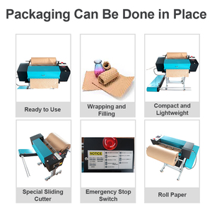 Giải pháp đóng gói bảo vệ môi trường Máy làm túi giấy Boyang 100 chiếc/PHÚT 220V Bảo hành 1 năm - Product Image 3