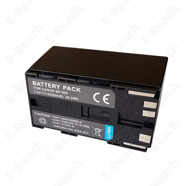 BP-955 Lithium-ion Battery Pack Full Decoding for Cannon EOS C100 C300 C500 XF100 X3100 XL H1 XH A1 G1 GL2 XM2 Cinema Camera