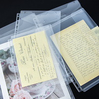 Pochette de classement transparente en PP A4 A5 B5 avec boucle de déverrouillage latérale, pour feuilles mobiles verticales et horizontales, idéale pour l'école et le bureau