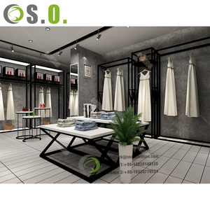 Estante de exhibición de ropa profesional de gama alta, estante de exhibición interior, gabinete de tienda de ropa - Product Image 2