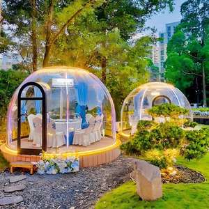 <span class=keywords><strong>Igloo</strong></span> transparent de tente imperméable de bulle de Chambre préfabriquée de dôme pour les stations de vacances extérieures - Product Image 5