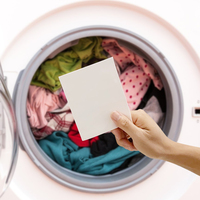Feuilles de lessive en bande de détergent, 12 pièces, tablette de lavage écologique