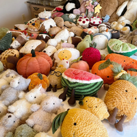 Jouets en peluche personnalisés du fabricant, en tissu velours lavable, design compact et léger, 22 cm, pour le remplissage des comptoirs de récompenses