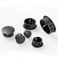 Bouchon de trou en nylon moulé par injection Capuchons ronds en plastique de 30mm de type enfichable pour une installation facile