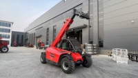 Mini-chargeur télescopique tout-terrain populaire NSTAR 4x4, moteur diesel, capacité de charge élevée de 2,5 tonnes, bras télescopique de 6 m, levage 7S, 5