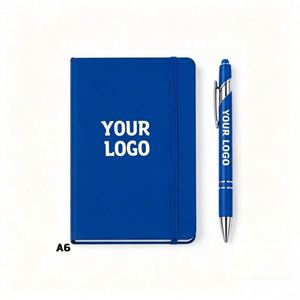 Wholesale Custom Logo PU Leather Note Book <b>A5</b> A6 Promo Business School Office Gift <b>Diary</b> Journal Notebook With Elastic Band - Product Image 1