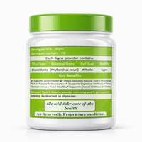 Poudre pure d'Amla de Bhumi, extrait végétal, complément alimentaire naturel à base de plantes pour le soutien du foie, le renforcement de l'immunité et le bien-être général