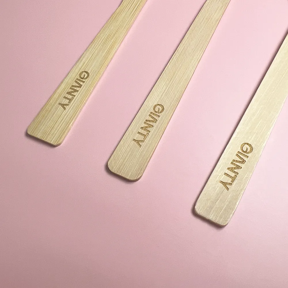 Biodegradable Custom Bamboo Disposable Eco Cutlery Spoon Fork Knife Set Cutlery with Custom Logo