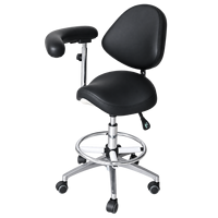 Chaise d'infirmière mobile moderne pour hôpital, réglable en hauteur, en cuir PU, pour atelier et chambre à coucher