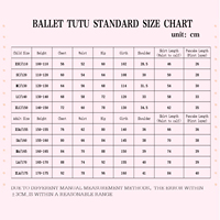 Tutu de ballet bleu clair ET23004 pour filles, tenue de danse, tutu de ballet floral, costume de performance pour compétition de ballet professionnelle